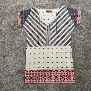 Tigerlily dress beach coverup small boho neon bright vibrant